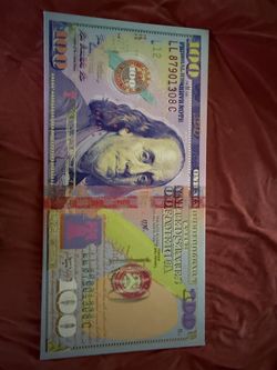 Canvas Art ($100 Bill)