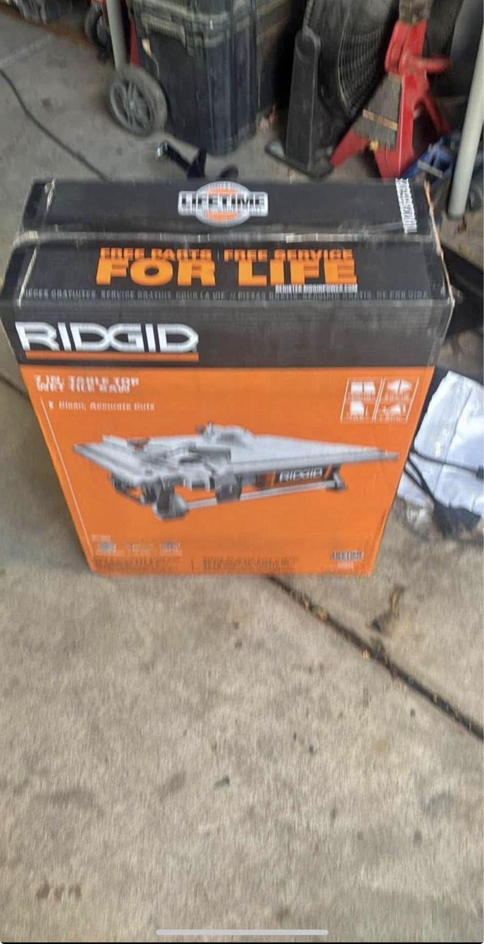 7 in table top wet tile saw