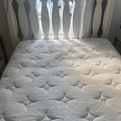 White Full Bed Frame 