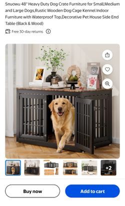 HEAVY DUTY DOG CRATE FURNITURE – 48"