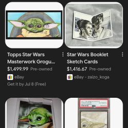 Star Wars Grogu Art Card 