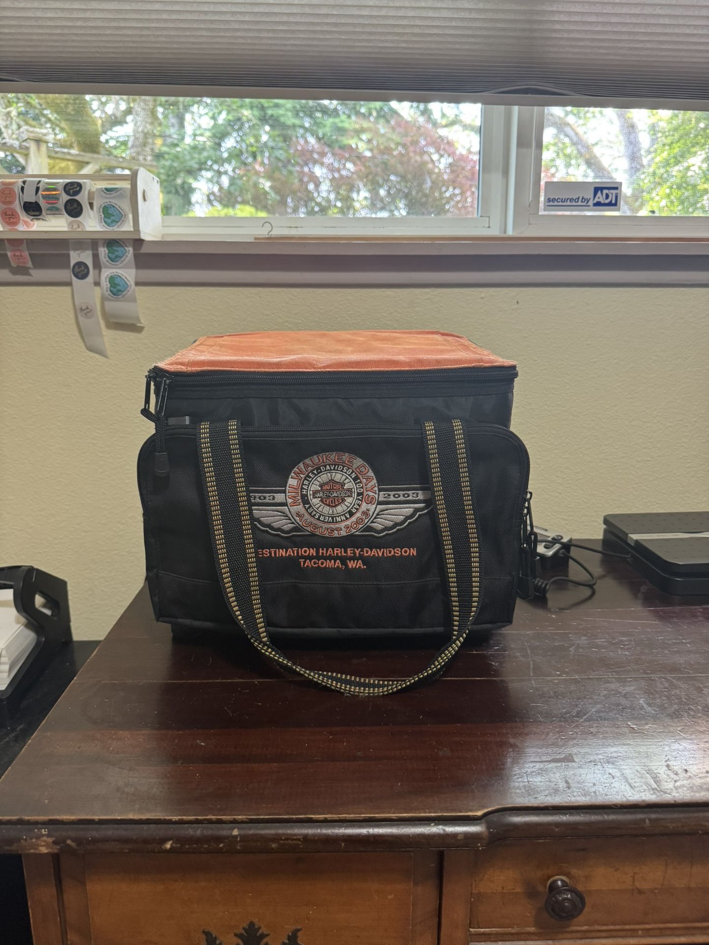 Vintage 2003 Harley Davidson Insulated Large Cooler Tote Bag Tacoma, WA
