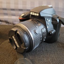 Nikon D3300 DSLR Camera + Nikon lenses 18-55mm + 55-200mm