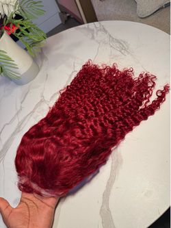 99J Burgundy Bob Wig Human Hair 13x6 Deep Curly Wave Lace Frontal Red Colored, 200 Density Short Wigs for Women Pre Plucked with Baby Hair Natural Hai