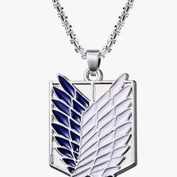 Brand: ALTEVA Attack on Titan Merch, Wings of Freedom Cosplay Necklace, Investigation Corps Pendant Necklace Investigation Anime Attack on Titan Lover