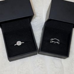 Beautiful Zales Engagement Ring And Wedding Band
