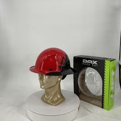 LIFT DAX Fiber Resin Full Brim Hard Hat (50/50 Gloss Red/Black) / HDF50-20RD 