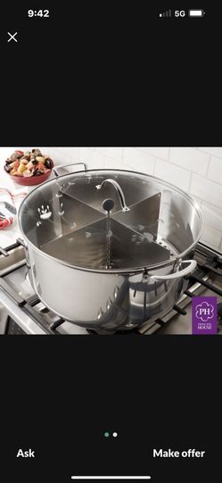 Olla    32  Qt   Tamalera     Clásica     Nueva  Caja con  División 