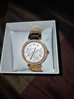 New Michael Kors Gold-Tone Women's Watch