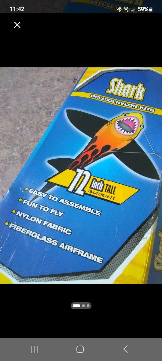 🦈🌪HIGH FLYING SHARK KITE 🪁