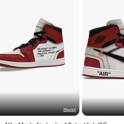 Off White Jordan 1 Chicago