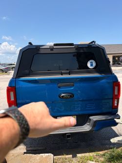 Truck Bed Camper Shell Cap Black