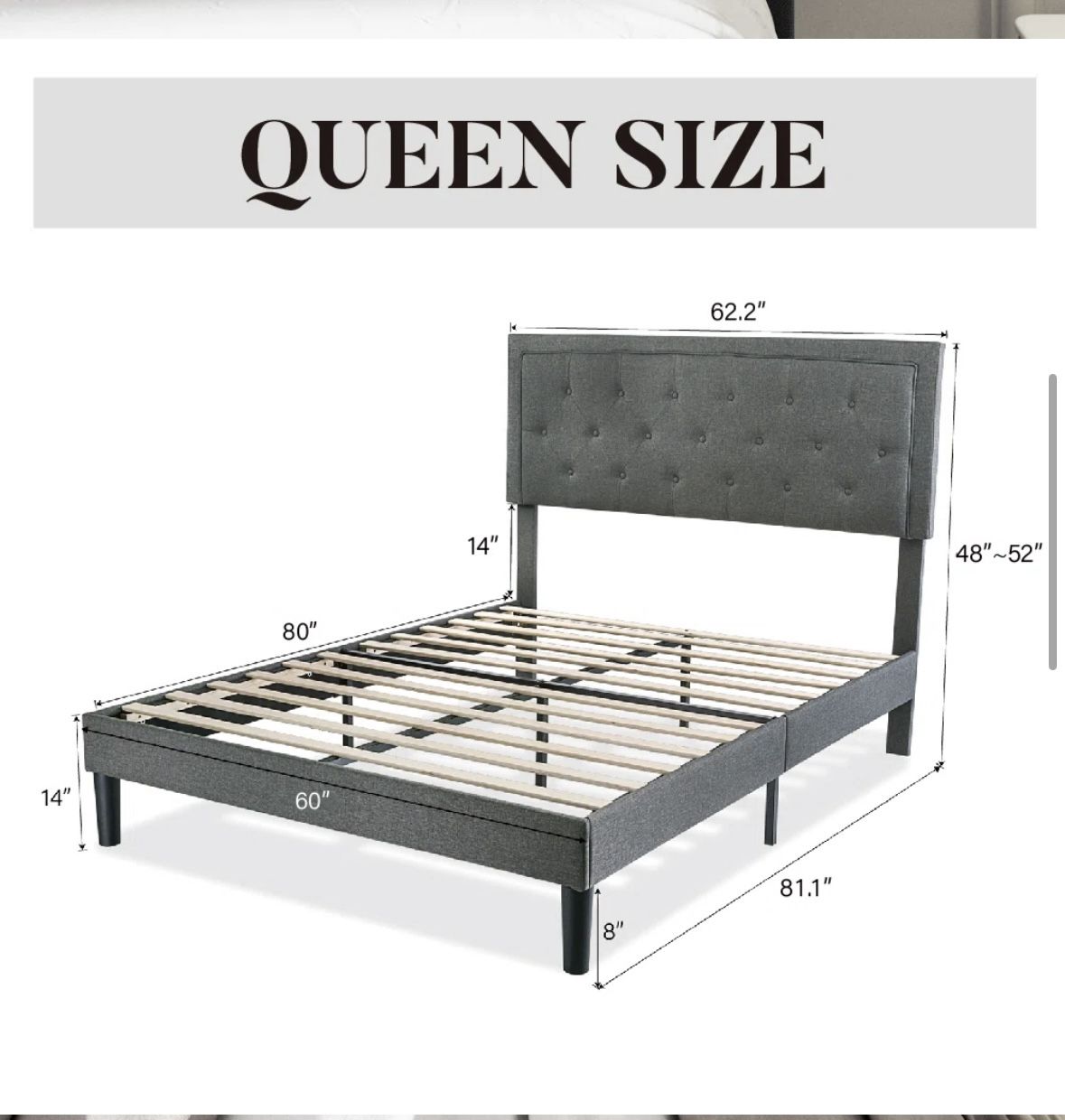 Queen Size Bed Frame And Matter’s