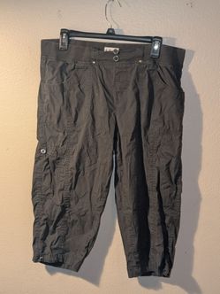 Women's Cargo Capri Pants Size L