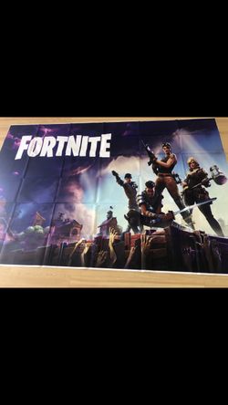 Fortnite backdrop 7 by 5 thin vinyl Ships next day