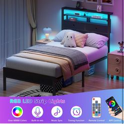 Bed With Lights And Power 