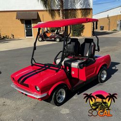 Custom Club Car Ford Mustang Golf Cart