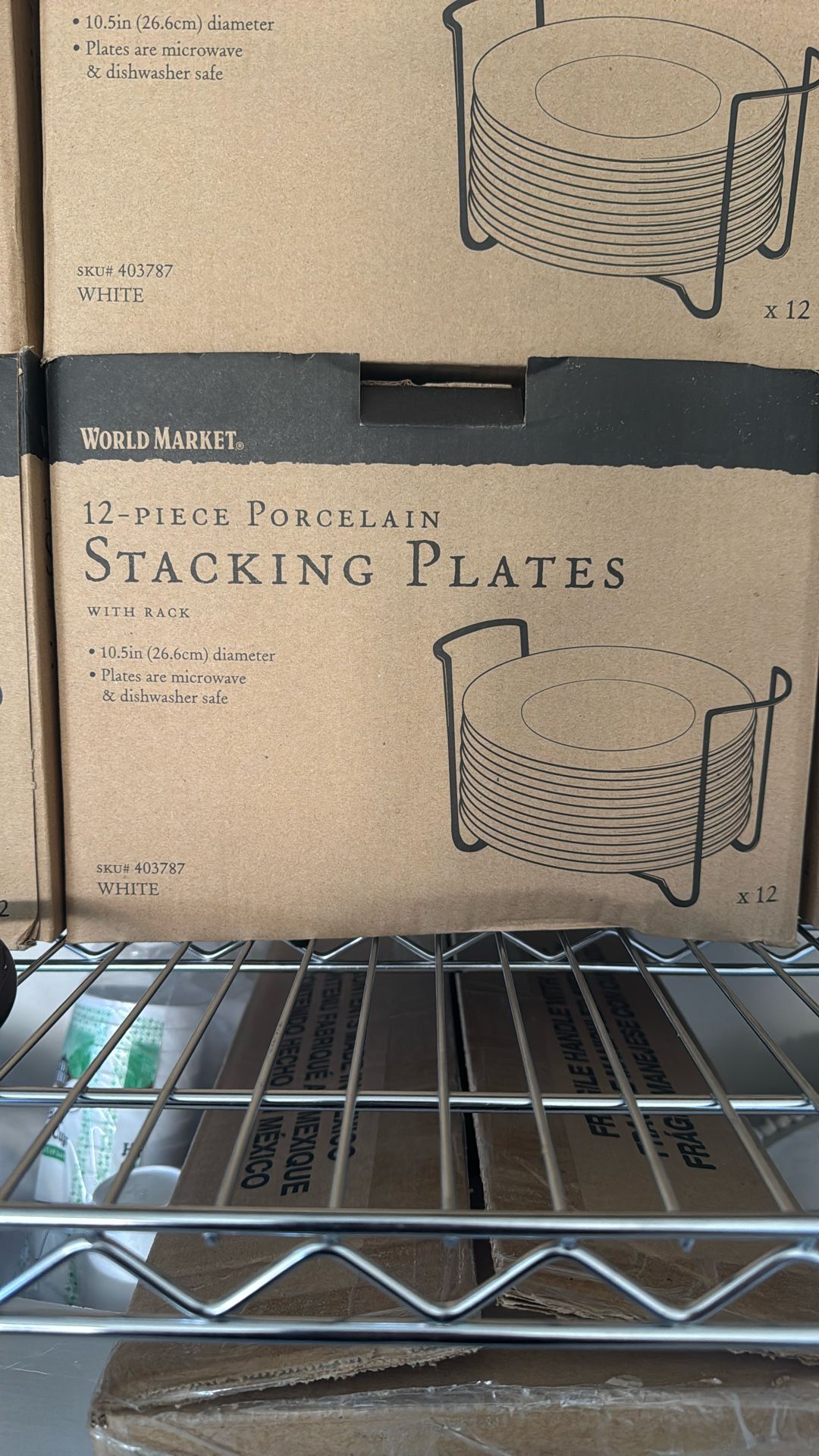 10.5 White Plates 