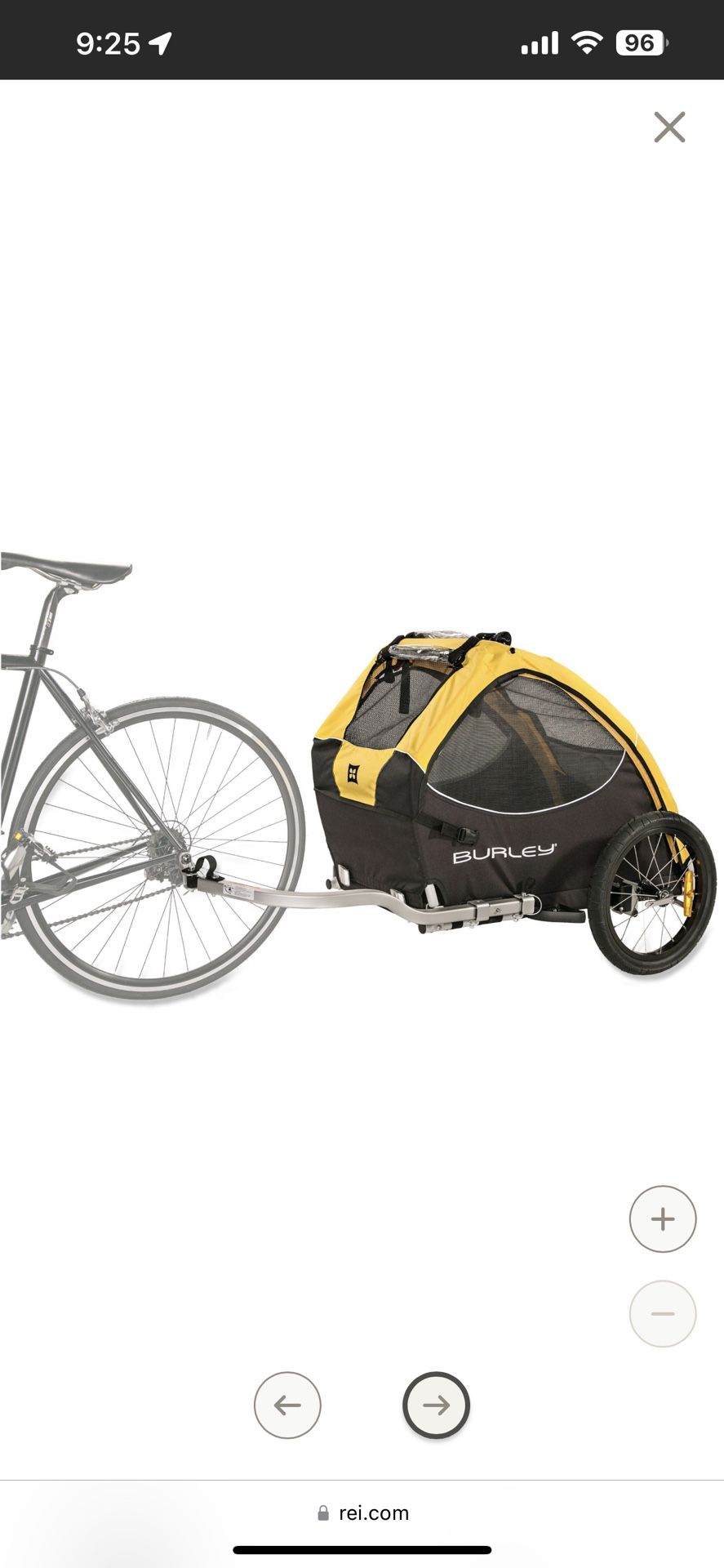 Burley Tail Wagon Pet Bike Trailer