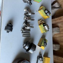 Lot Greenlee Radio Chassis Punch