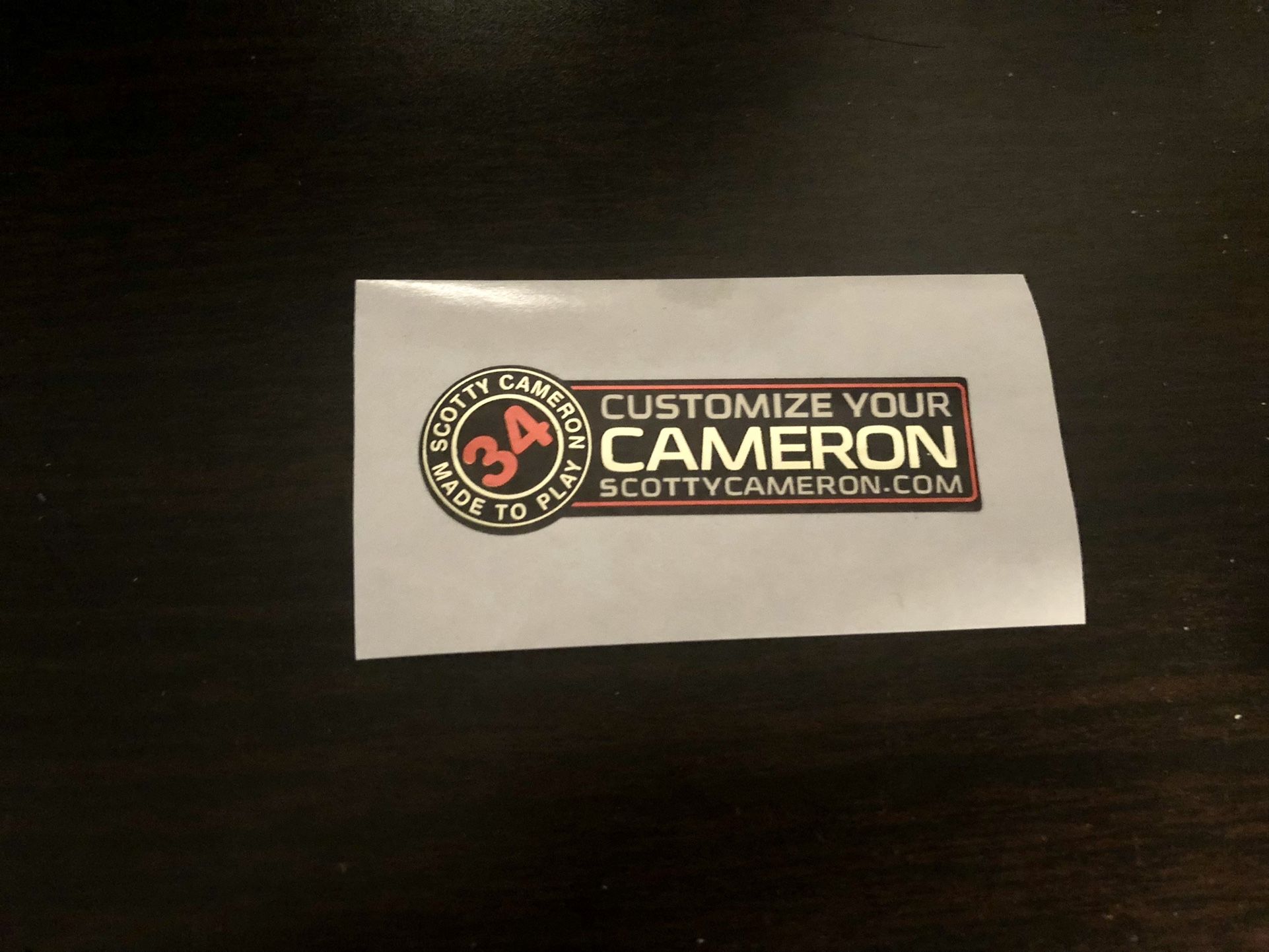 Putter Shaft Band Sticker 34” For Scotty Cameron Putters