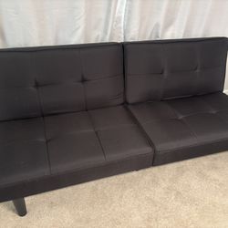 Black Futon - Excellent Condition 
