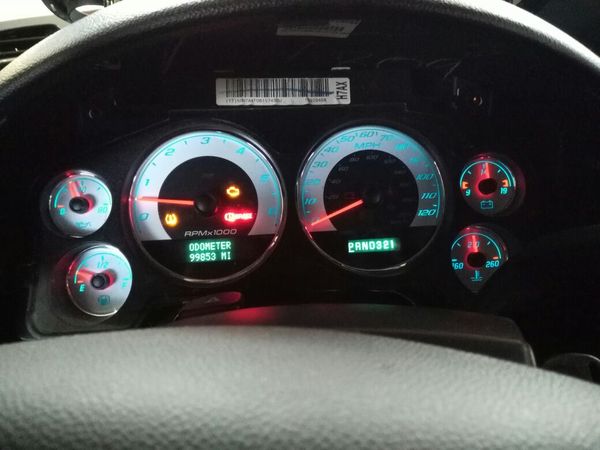 2007 chevy avalanche dash cluster