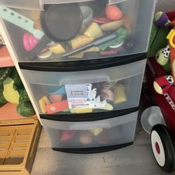Very nice three drawer storage unit