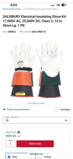 Honeywell Salisbury gloves