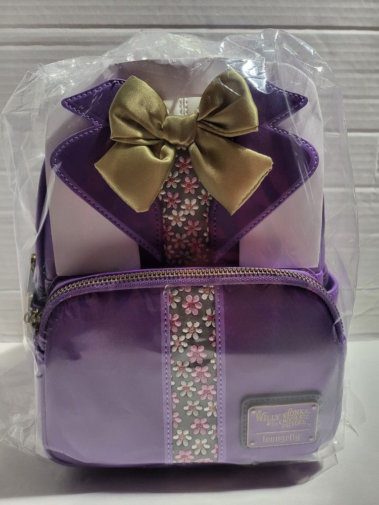 Loungefly Willy Wonka Backpack LIMITED EDITION New With Tags 