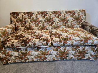 Vintage Pullout Couch - Queen