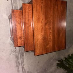 3 Stacking Tables. Solid Wood 