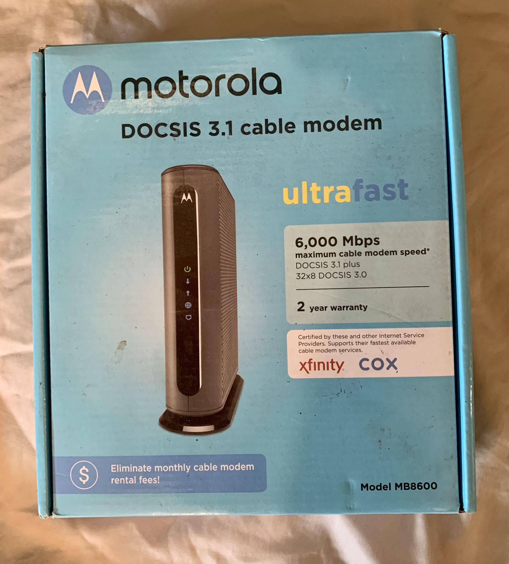 Motorola Docsis 3.1 Cable Modem