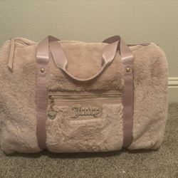Juicy Couture Pink Fluffy Duffle Bag 