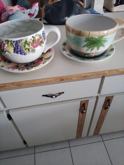 Giant Teacup Planters