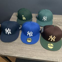 Fitted Yankees And LA Hats 7 1/4
