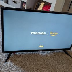 32 inch Toshiba Fire TV with remote