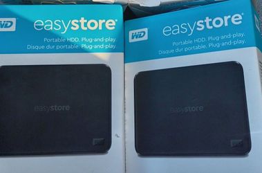 Easypro and passport external harddriveD 2TB