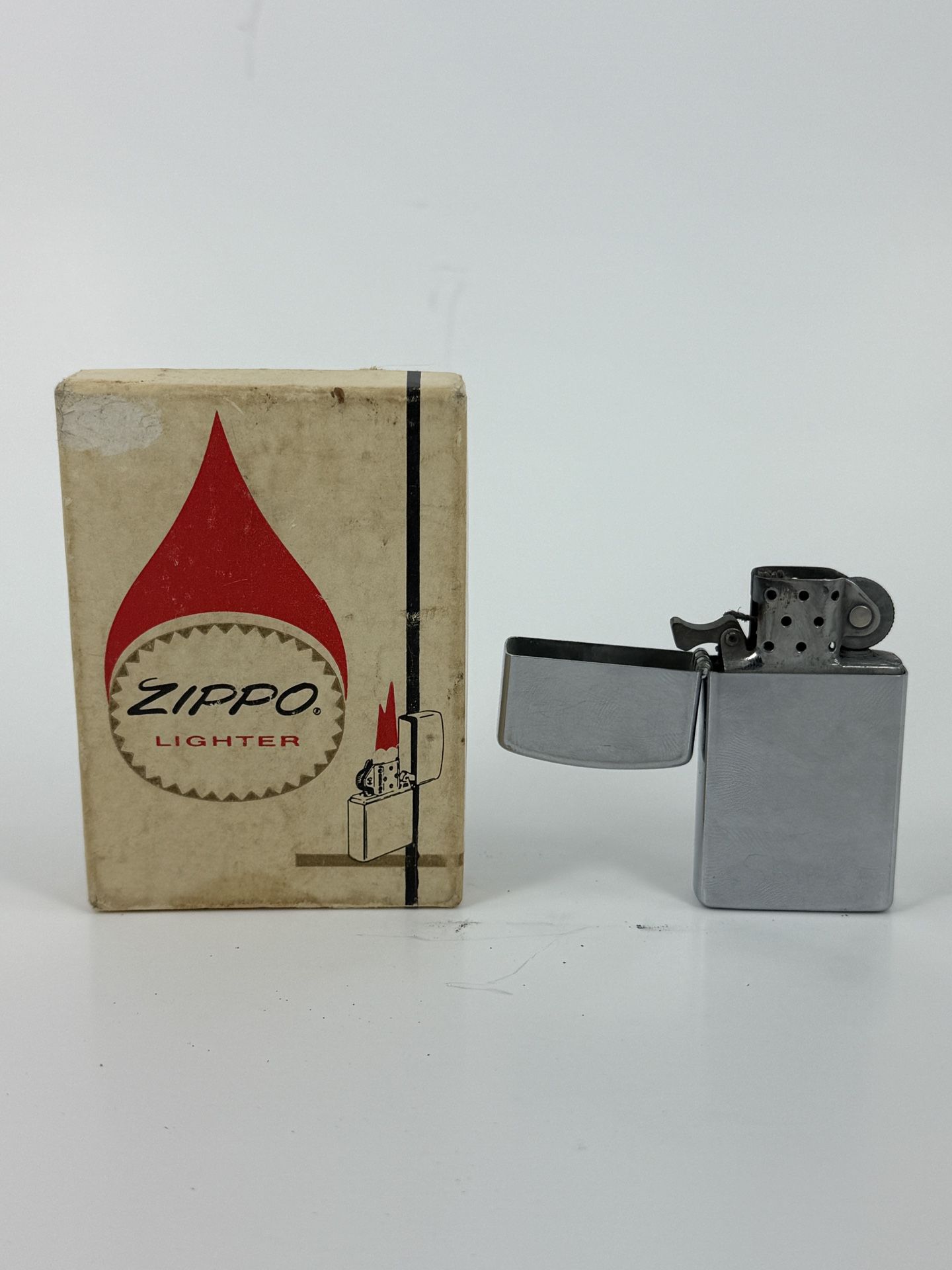 Vintage Zippo Lighter Chrome