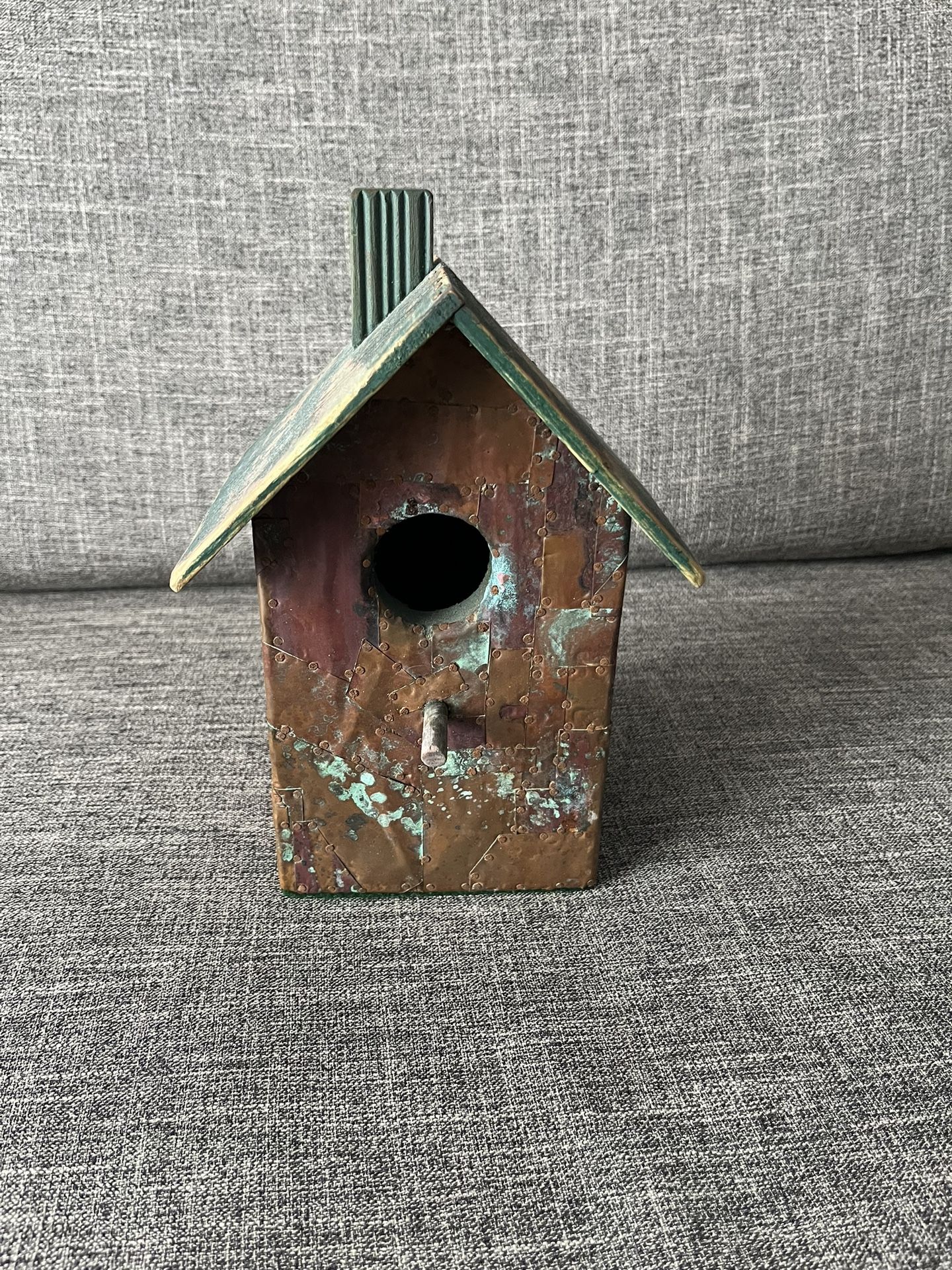 Bird House Copper and Wood