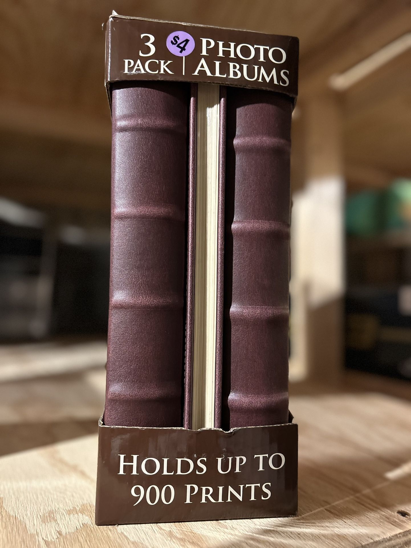 3 Photo Albums - Holds Upto 900 Photos (with Notes on The Sides) 