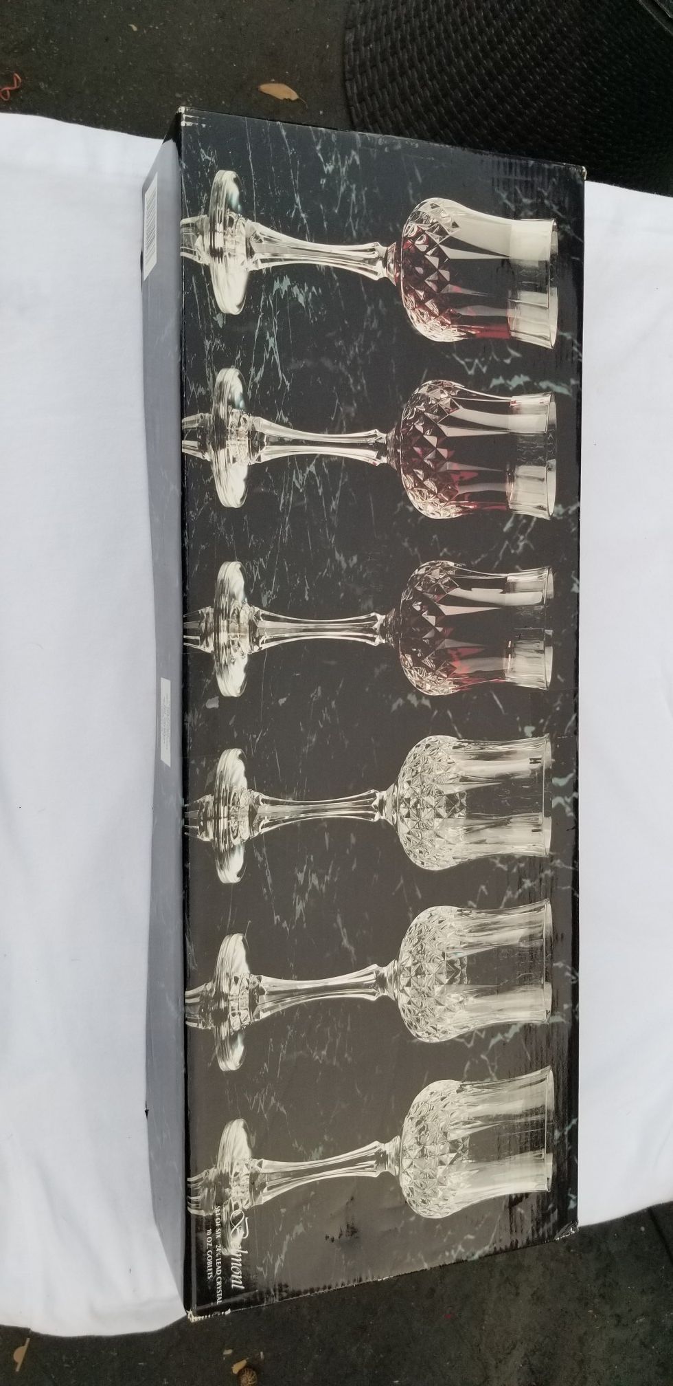 Toscany collection Set Of Six Crystal glass