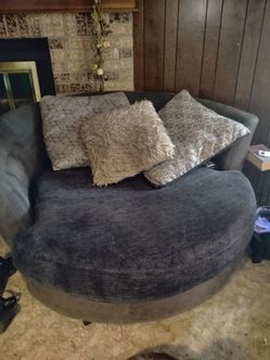 Large round couch
