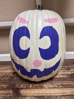 White Halloween Pumpkin Decoration