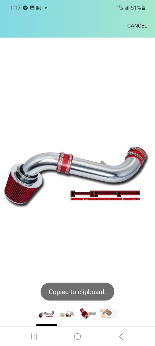 Short Ram Air Intake Kit