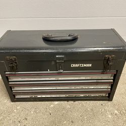 Heavy Duty Vintage Sears Craftsman Tool Chest 