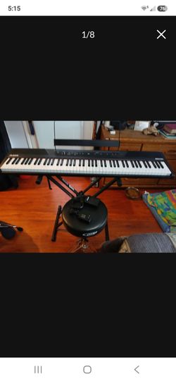 Alesis Recital Electronic Piano With Stand And sustain pedal the pdp seat dosr NOT come with it