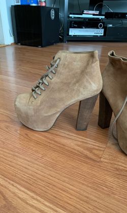 Jeffrey Campbell lita bootie suede size 7.5
