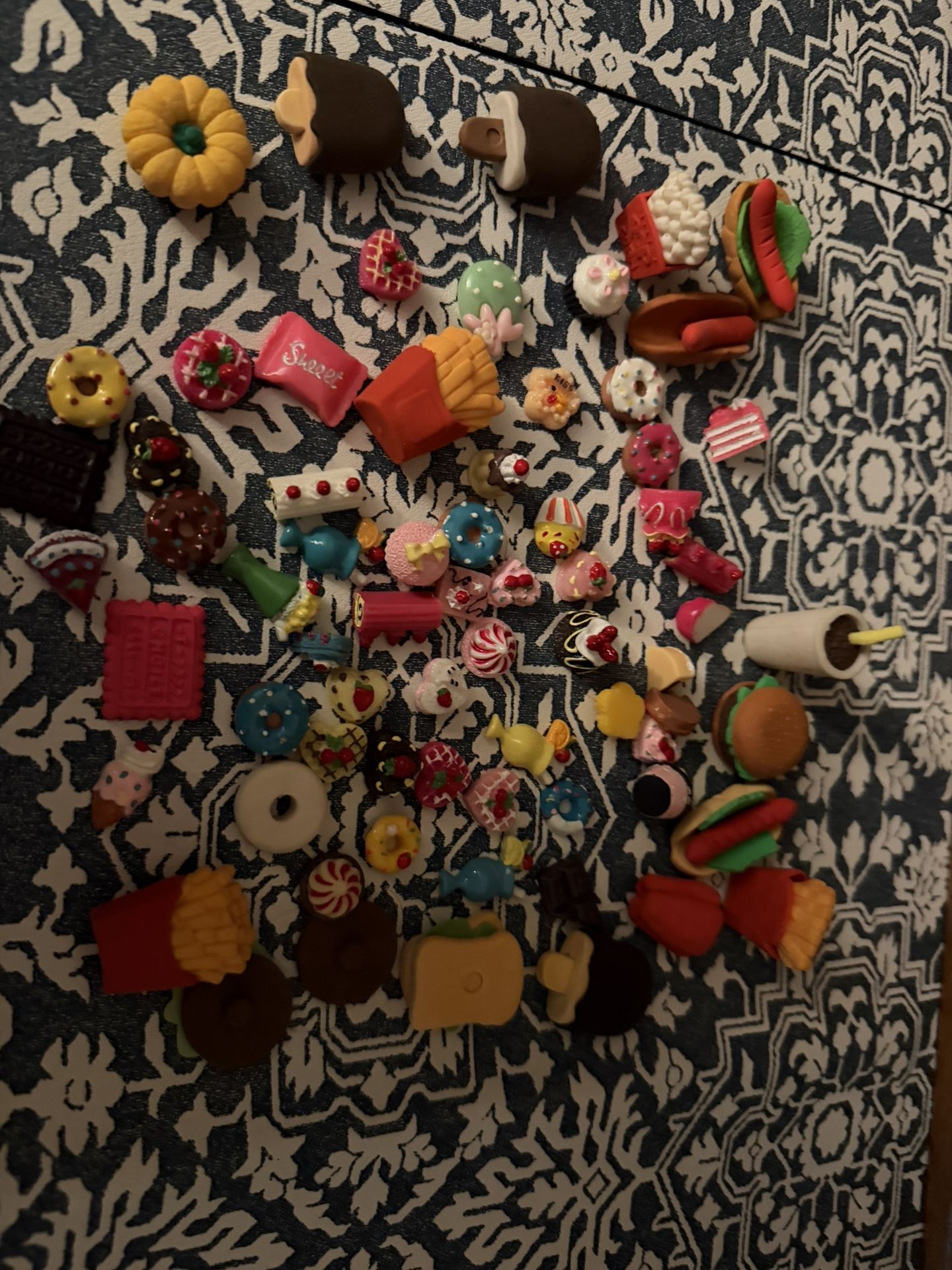 Realistic Play Food Pieces Very Small Playhouse Deserts Snacks Kids