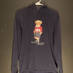 Polo Ralph Lauren Polo Bear Hoodie Lightweight Navy Small Mens